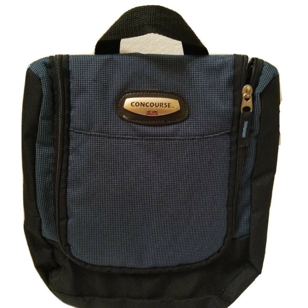 Concourse Travel Toiletry Bag Carry-on Black Canvas